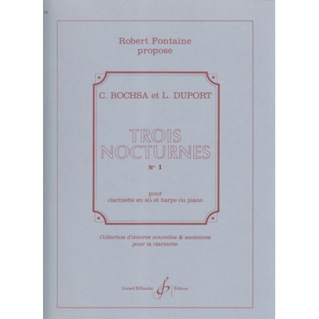 Bochsa Nicolas-Charles - Nocturne n°1 (clarinette & harpe ou piano)