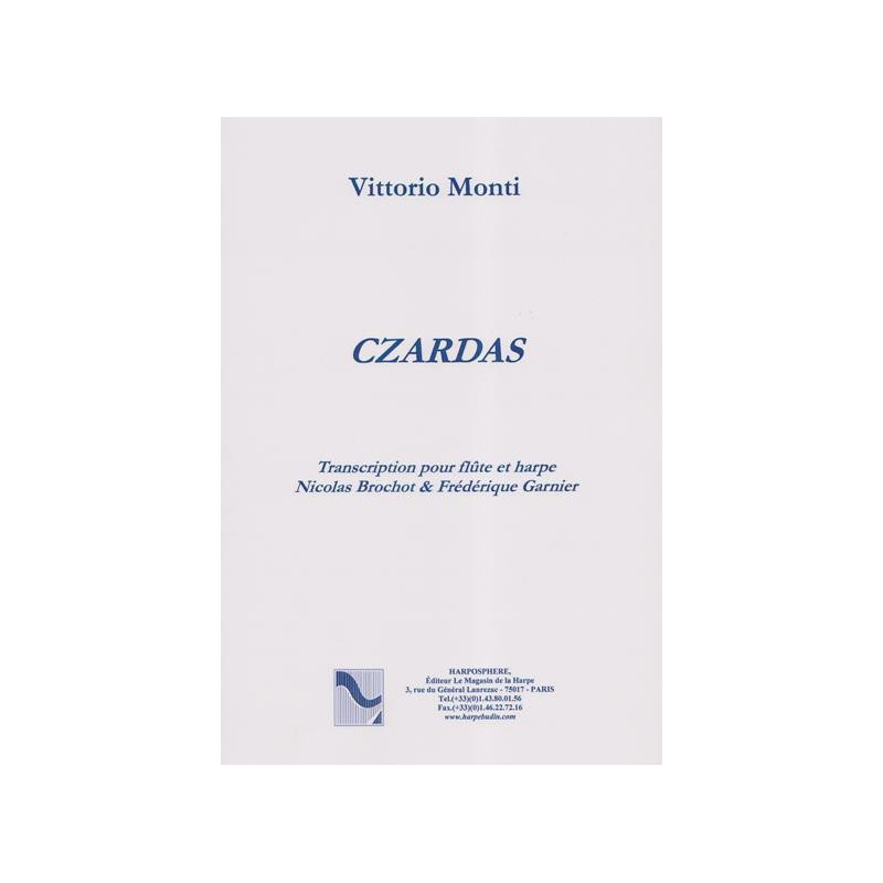 Téléchargement - Monti Vittorio - Czardas (flûte & harpe)