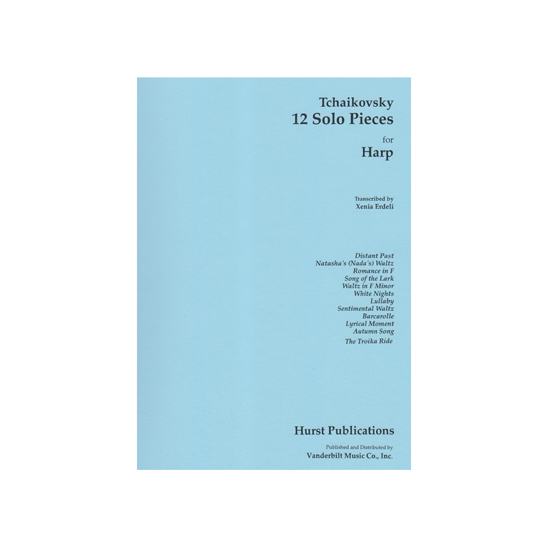 Tchaikovsky - Erdeli - 12 Solo Pieces