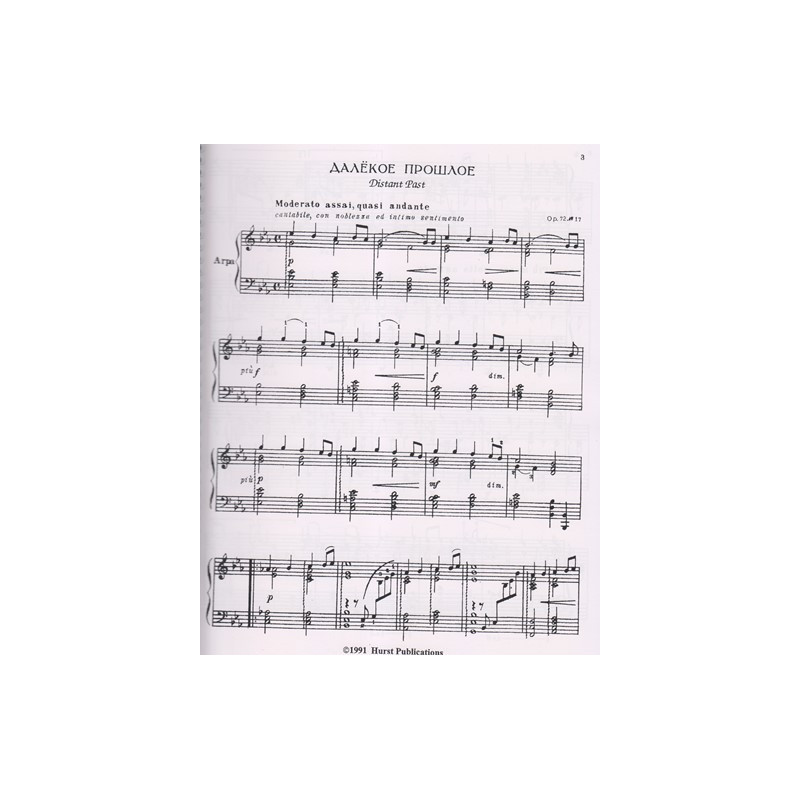 Tchaikovsky - Erdeli - 12 Solo Pieces