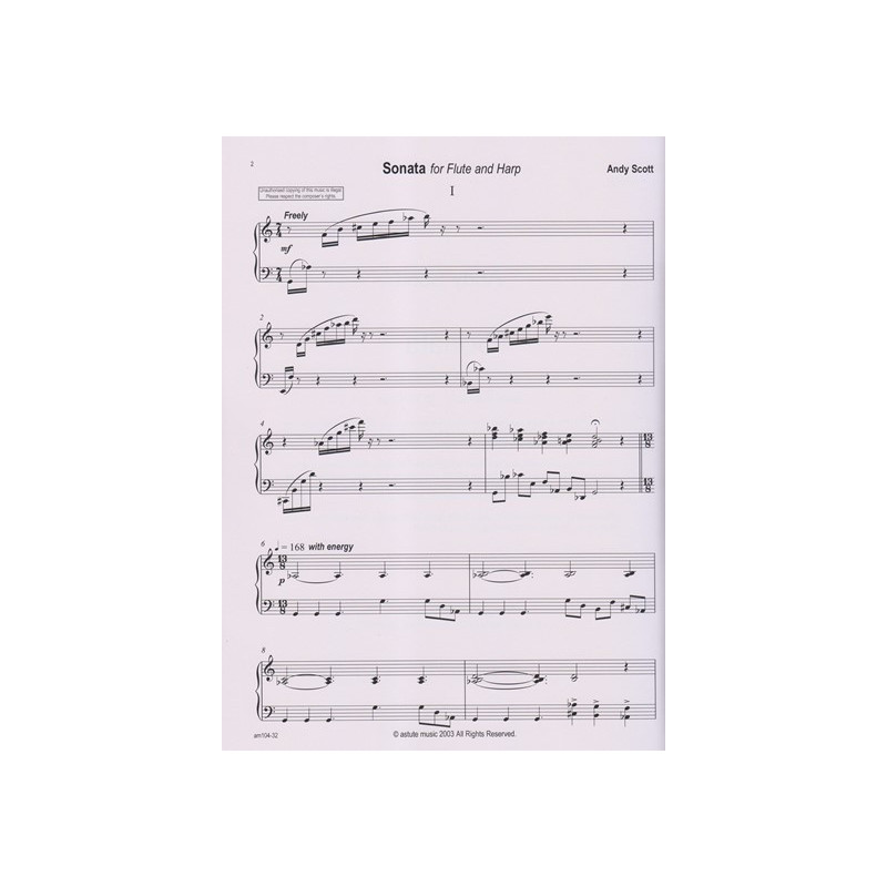 Scott Andy - Sonata (flute & harp)