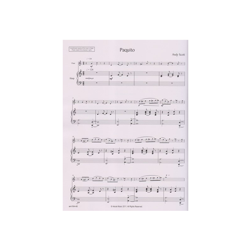 Scott Andy - Paquito (flute & harp)