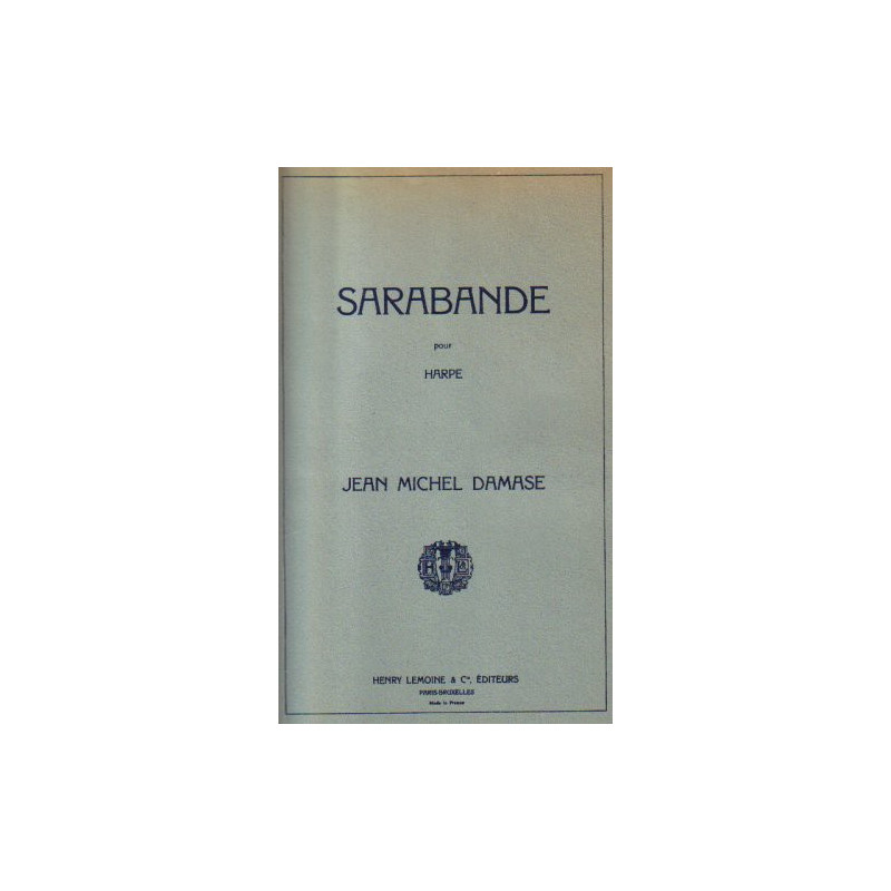 Damase Jean-Michel - Sarabande