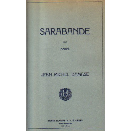 Damase Jean-Michel - Sarabande