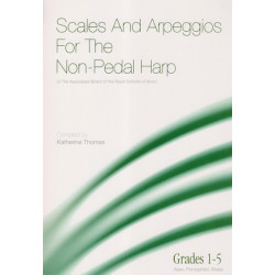 Thomas Katherine - Scales and arpeggios for the non pedal harp Grade 1-5