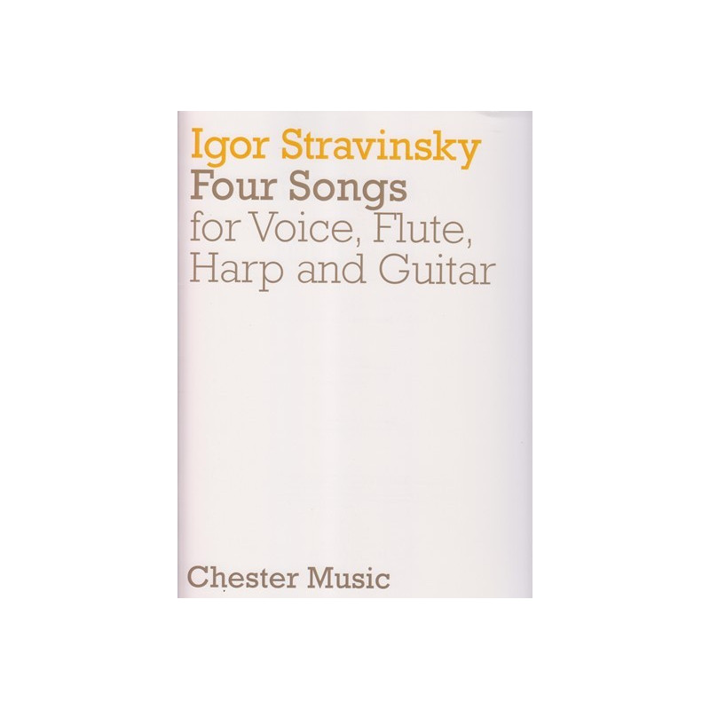 Stravinsky Igor - 4 chansons