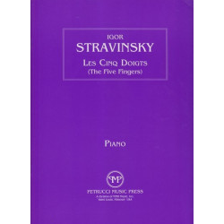 Stravinsky Igor - Les 5 doigts (piano)