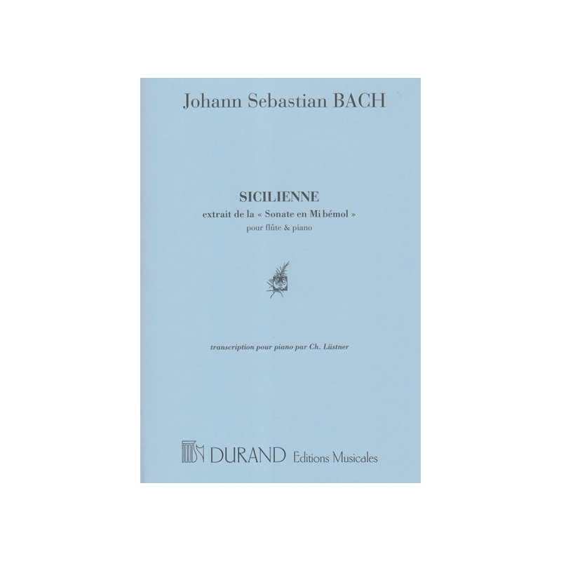Bach Johann Sebastian - Sicilienne BWV 1031 (piano)