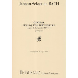 Bach Johann Sebastian - Choral de la cantate BWV 147 (piano)