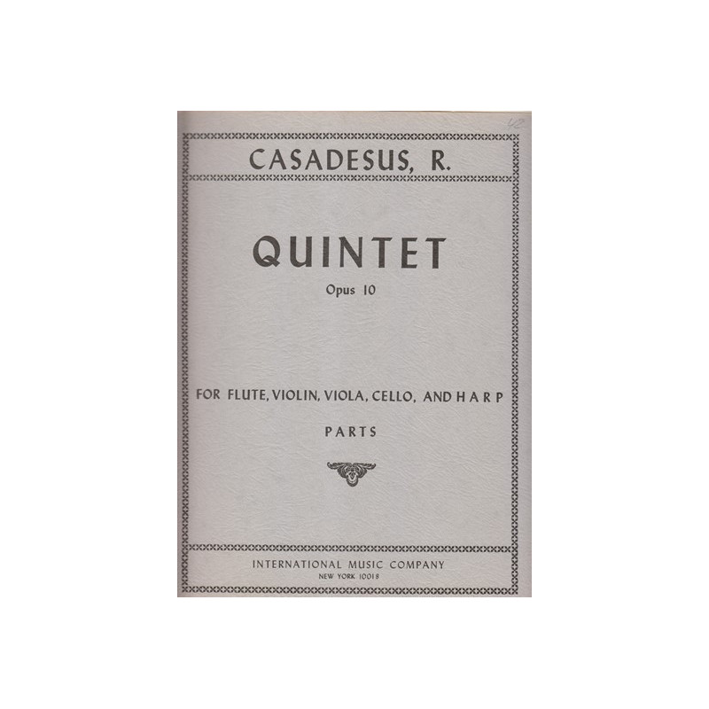 Casadesus Robert - Quintette op. 10