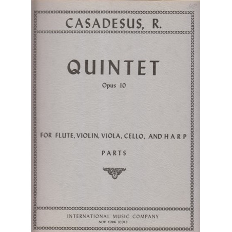Casadesus Robert - Quintette op. 10