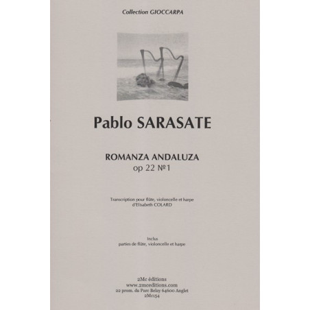 Sarasate Pablo - Colard Elisabeth - Romanza Andaluza (flûte, violoncelle & harpe)
