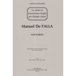 De Falla Manuel - Di Nicola Francesca - Nocturno (flûte, violoncelle & harpe)