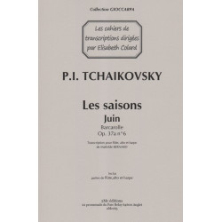 Tchaikovsky Piotr Ilitch - Bernard Mathilde - Barcarolle Op.37 N°6 (flûte, alto & harpe)