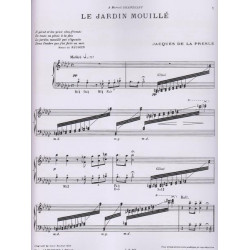 de la Presle Jacques - Le jardin mouill