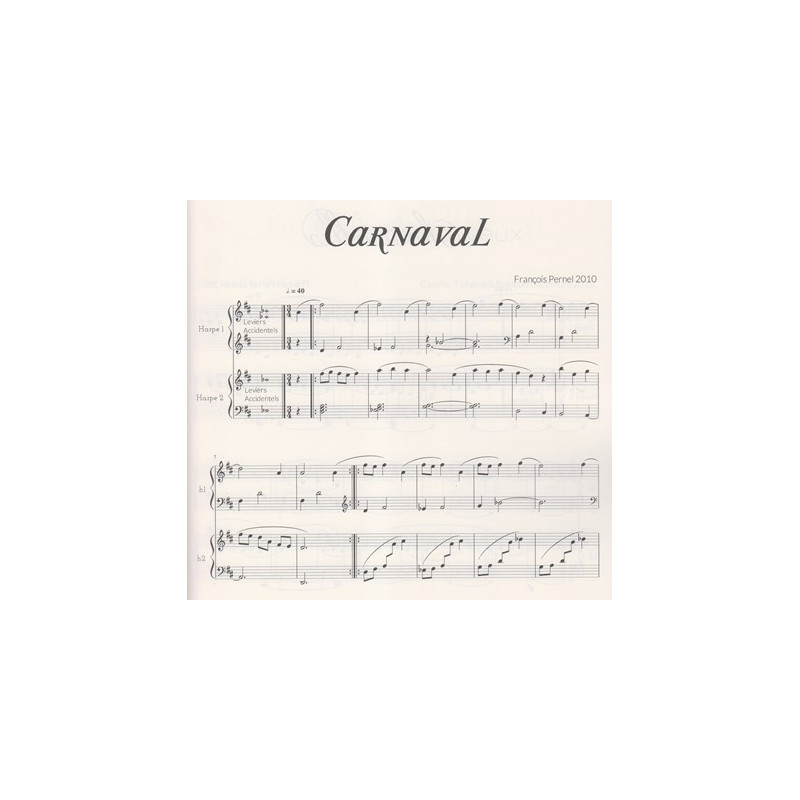 Pernel François - Mélange (ensemble de harpes à leviers)