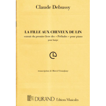 Debussy Claude - La fille aux cheveux de lin (Grandjany)