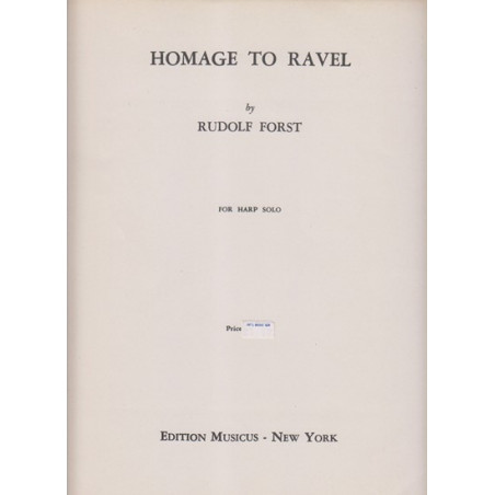 Forst Rudolf - Hommage à Ravel
