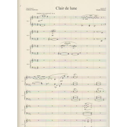 Debussy Claude - Gobbato Gianfranco - Clair de lune (per quattro Arpe)