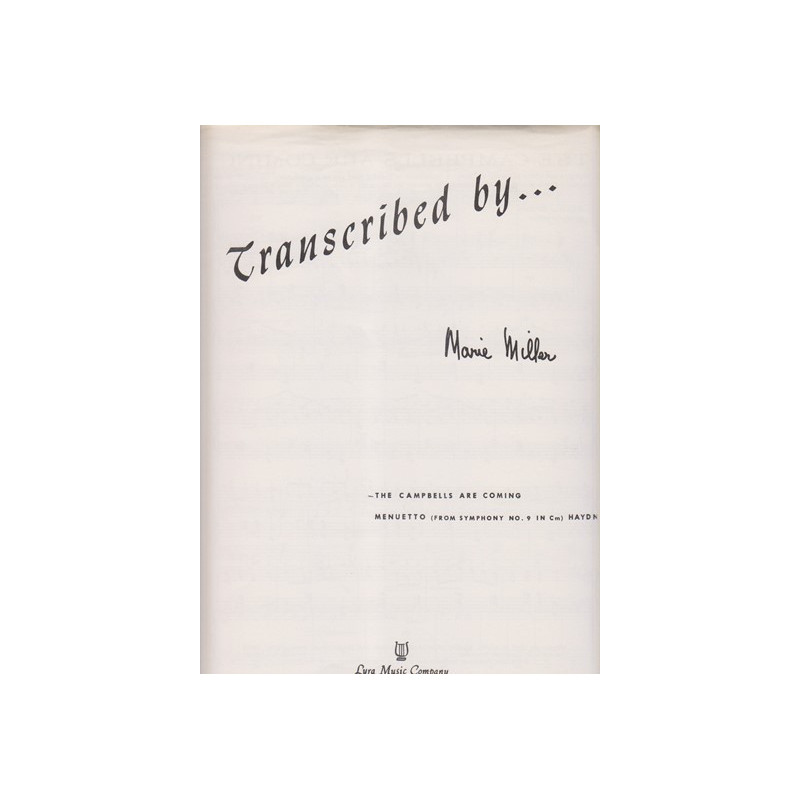 Miller Marie - The campbells are coming