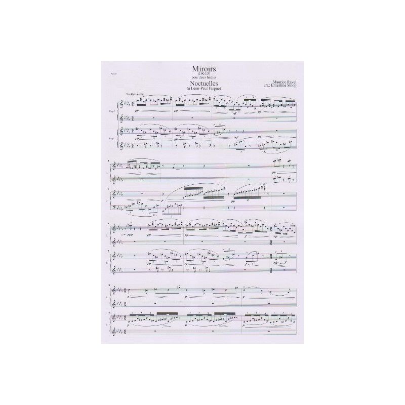 Ravel Maurice - Stoop Ernestine - Miroirs (for Two Harps)