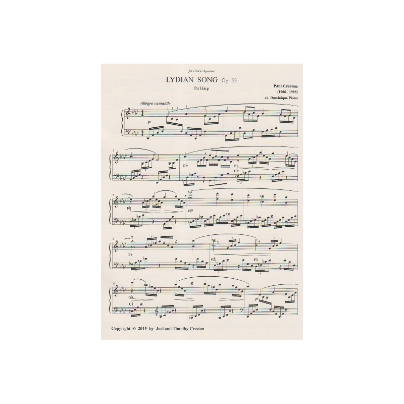 Creston Paul - Lydian song for Harp