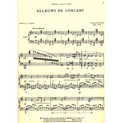 Enesco Georges - Allegro de concert