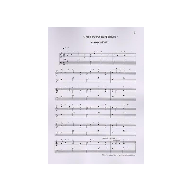 Gourlaouen Armelle - Recueil pour harpe troubadour vol 1