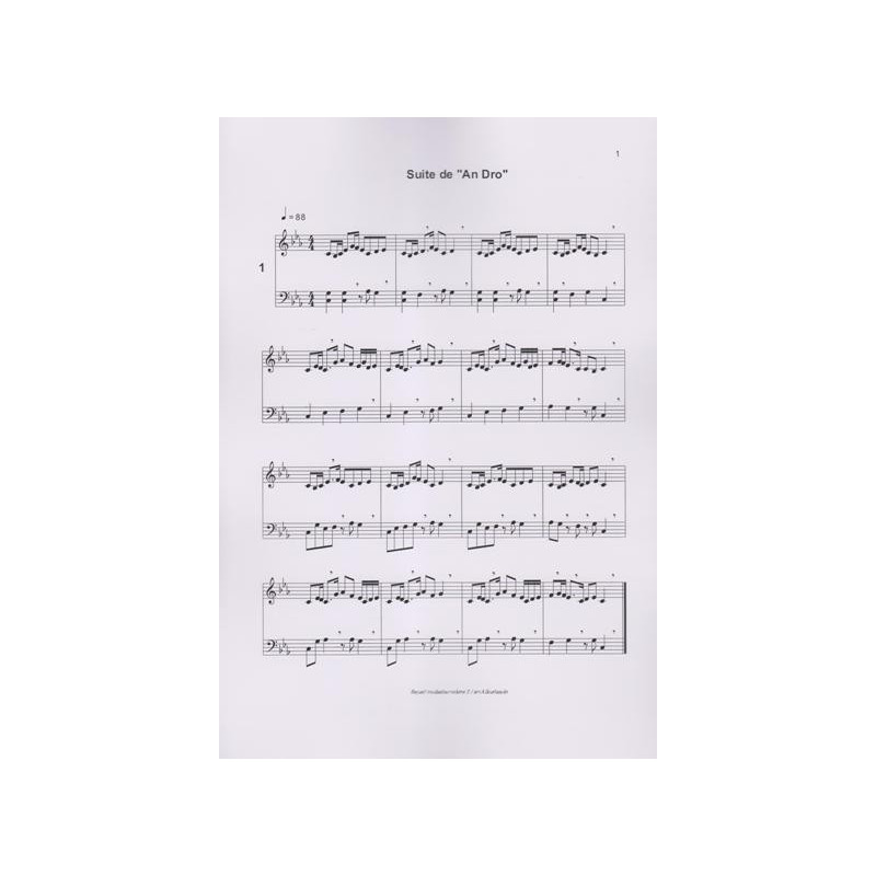 Gourlaouen Armelle - Recueil pour harpe troubadour vol 3