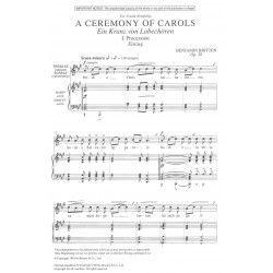 Britten Benjamin - A ceremony of Carols (voix & harpe)