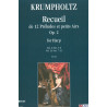 Krumpholtz - Recueil de 12 préludes et petits airs - Vol 1