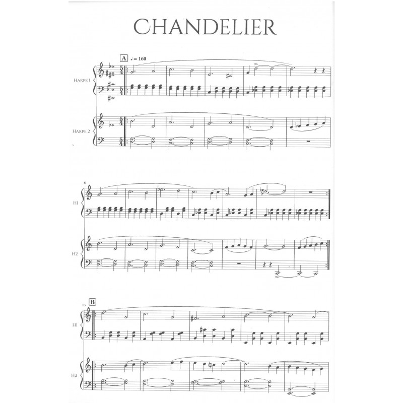 Pernel François - Mélange ( pour ensemble de harpes à leviers - Vol 2)
