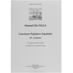 De Falla Manuel - Canciones populares Españolas - Asturiana