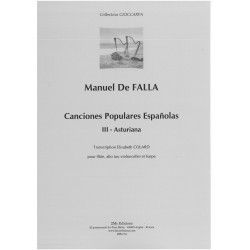 De Falla Manuel - Canciones populares Españolas - Asturiana
