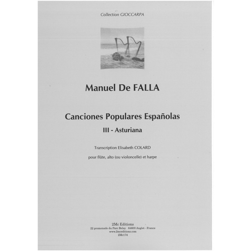 De Falla Manuel - Canciones populares Españolas - Asturiana