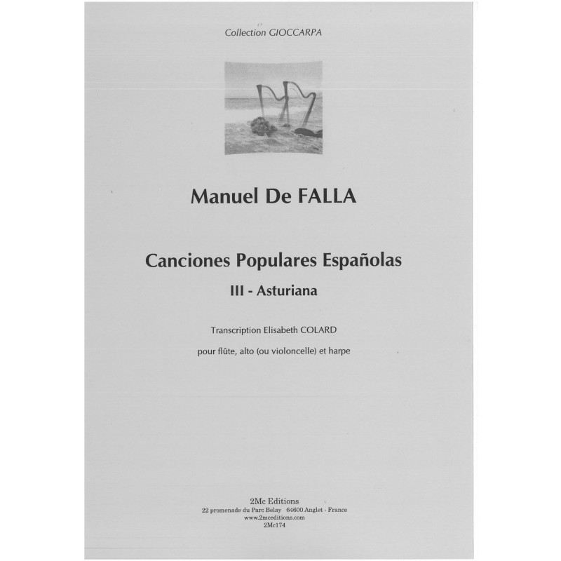 De Falla Manuel - Canciones populares Españolas - Asturiana