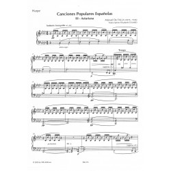 De Falla Manuel - Canciones populares Españolas - Asturiana