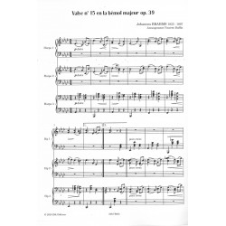 Brahms Johannes - Valse n°15 en la bémol Majeur - Op.39