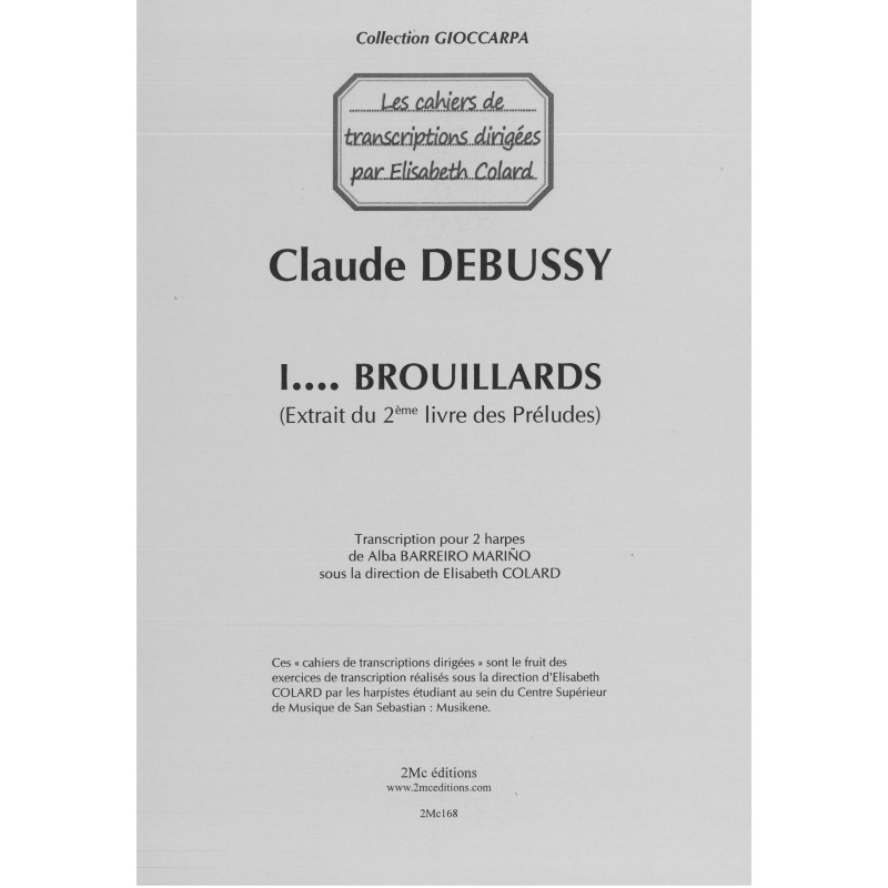 Debussy Claude - Extrait du 2ème livre des Préludes - Brouillards