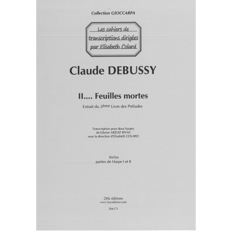 Debussy Claude - Extrait du 2ème livre des Préludes - Feuilles mortes