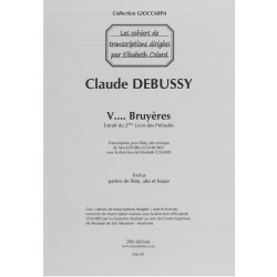 Debussy Claude - Extrait du 2ème livre des Préludes - Bruyères
