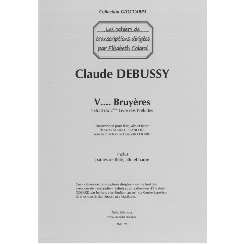 Debussy Claude - Extrait du 2ème livre des Préludes - Bruyères