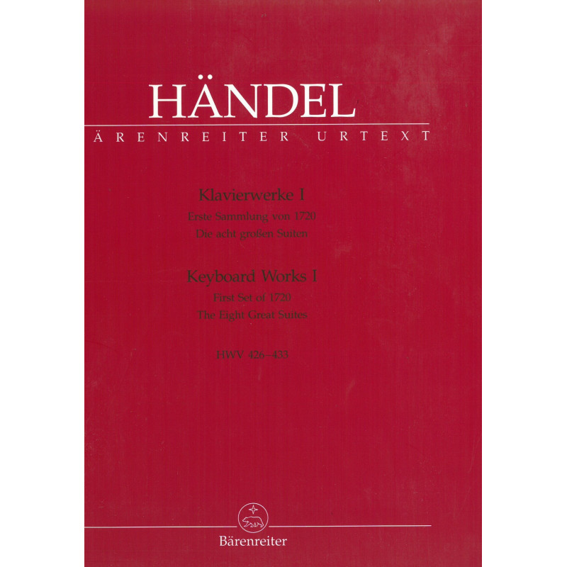 Haendel Georg Friedrich - 8 Grandes suites HWV 426-433 (piano)