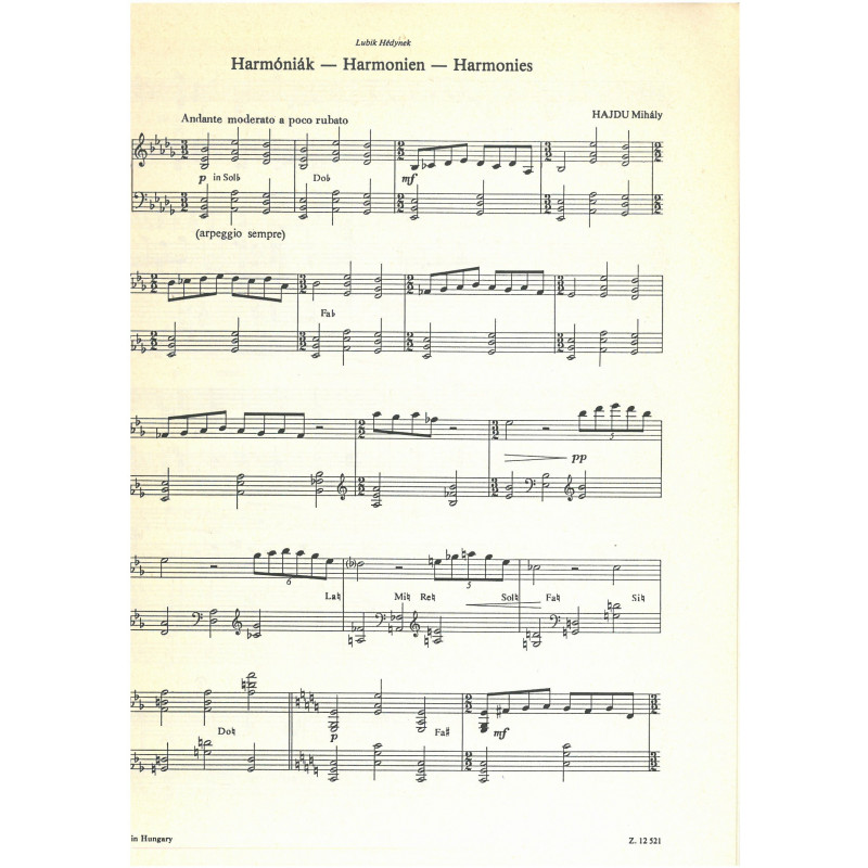 Hajdu Mihaly - 2 Etudes de concert