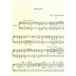 Hasselmans Alphonse - Menuet op. 34 (Lyra)