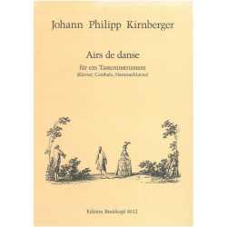Kirnberger Johann Philipp - Airs de danse (recueil pour piano)