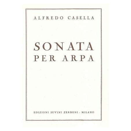 Casella Alfred - Sonata per arpa - Sonate pour harpe