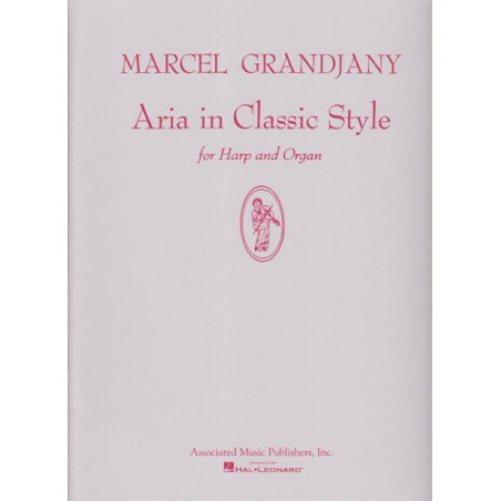 Grandjany Marcel - Aria in classic style (harpe & orgue)
