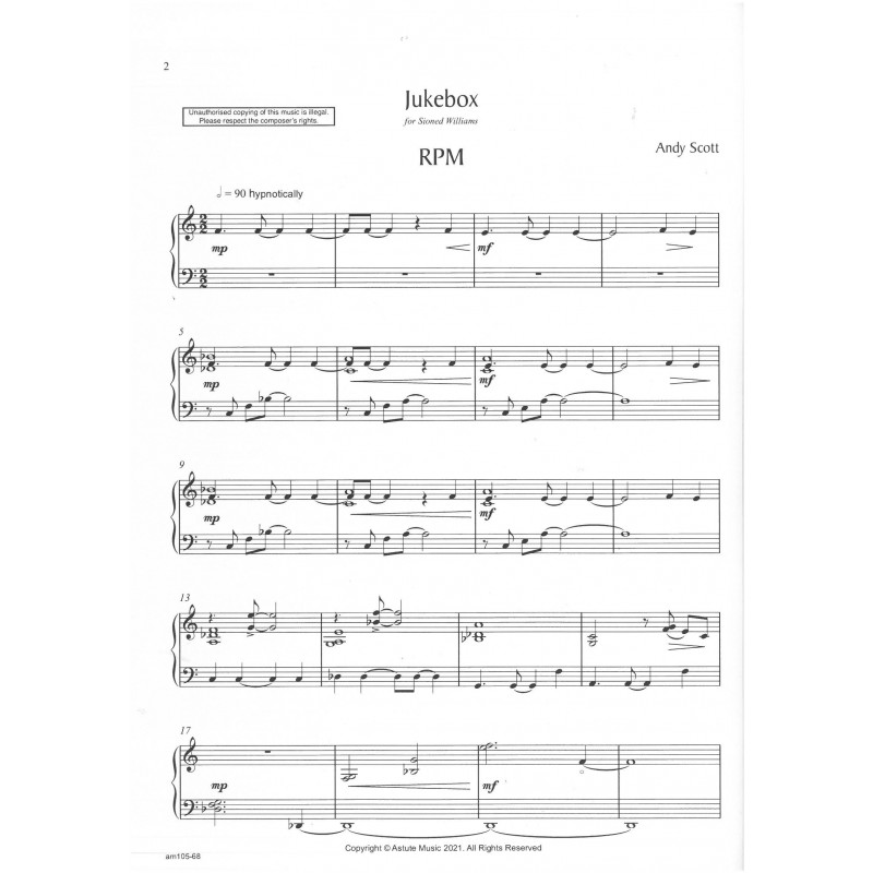 Scott Andy - Jukebox for solo harp