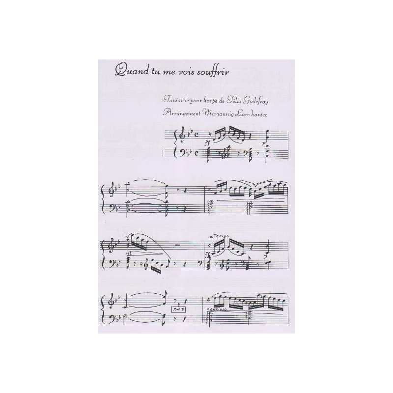 Godefroid Felix - Quand tu me vois souffrir (harpe celtique)